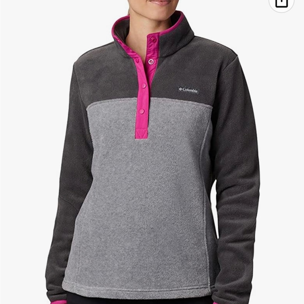 Columbia 1/4 Button Fleece Sweater
